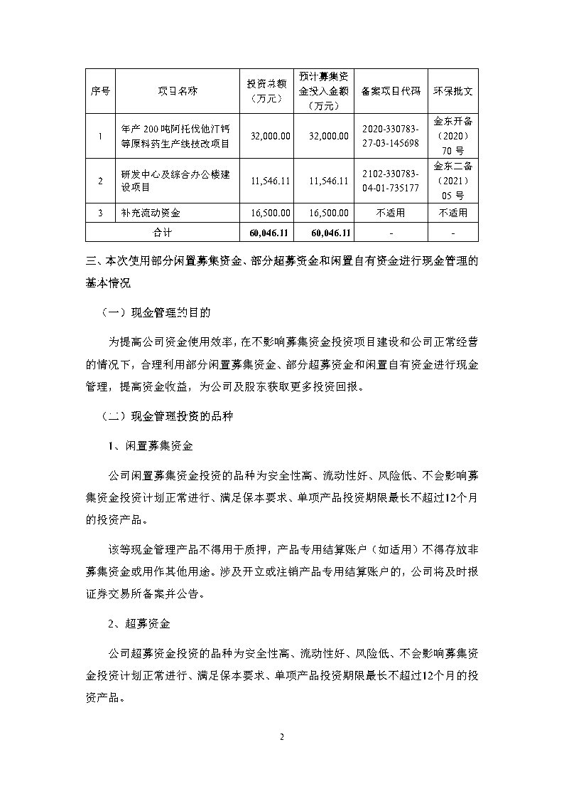 部分超募资金」后